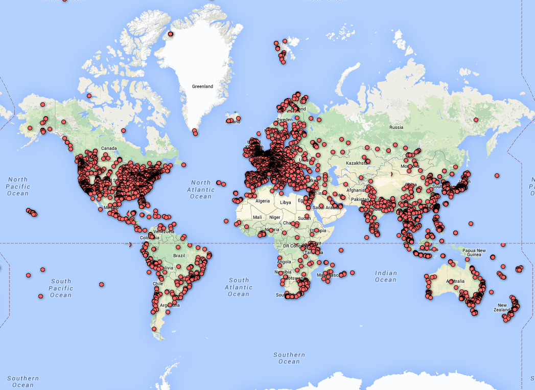 Locations Map